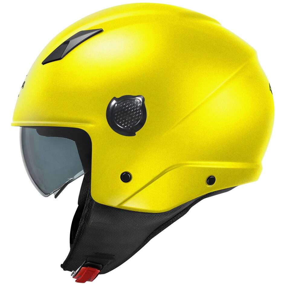 Kappa KV58 Yellow Metal Motorcycle Jet Helmet