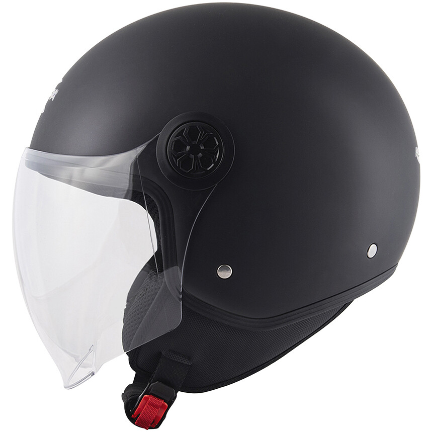 Casque de moto Kappa KV59 Demi-Jet, noir mat