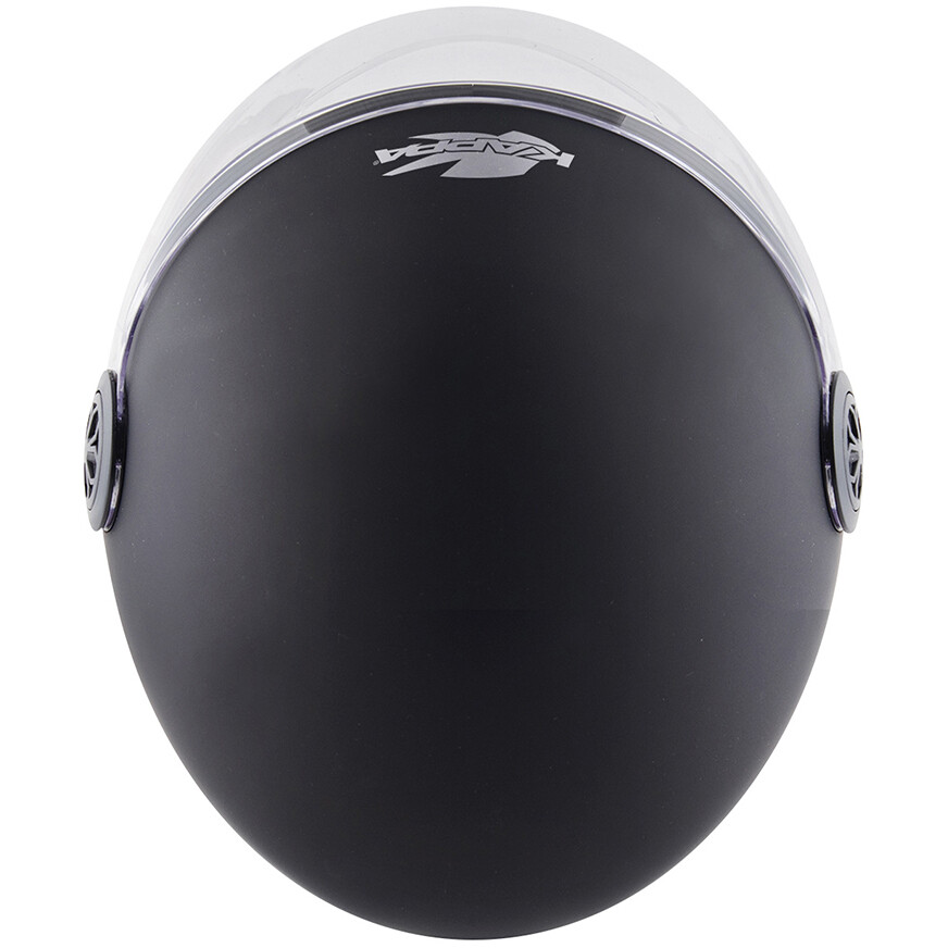 Casque de moto Kappa KV59 Demi-Jet, noir mat