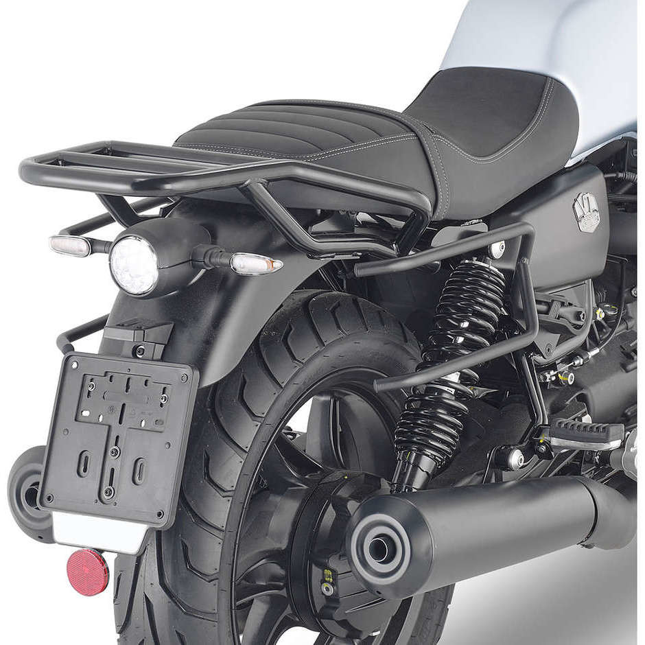Kappa REMOVE-X Seitenrahmen mit Schnellverschluss für weiche Taschen, speziell für Moto Guzzi V7 Stone (2021-)