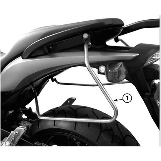 Kappa-Seitenrahmen für weiche Taschen, spezifisch für Honda Hornet 600 / abs (2007/2010)