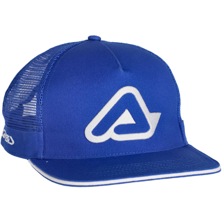 Kappe Acerbis CAP C LOGO Blau Weiß