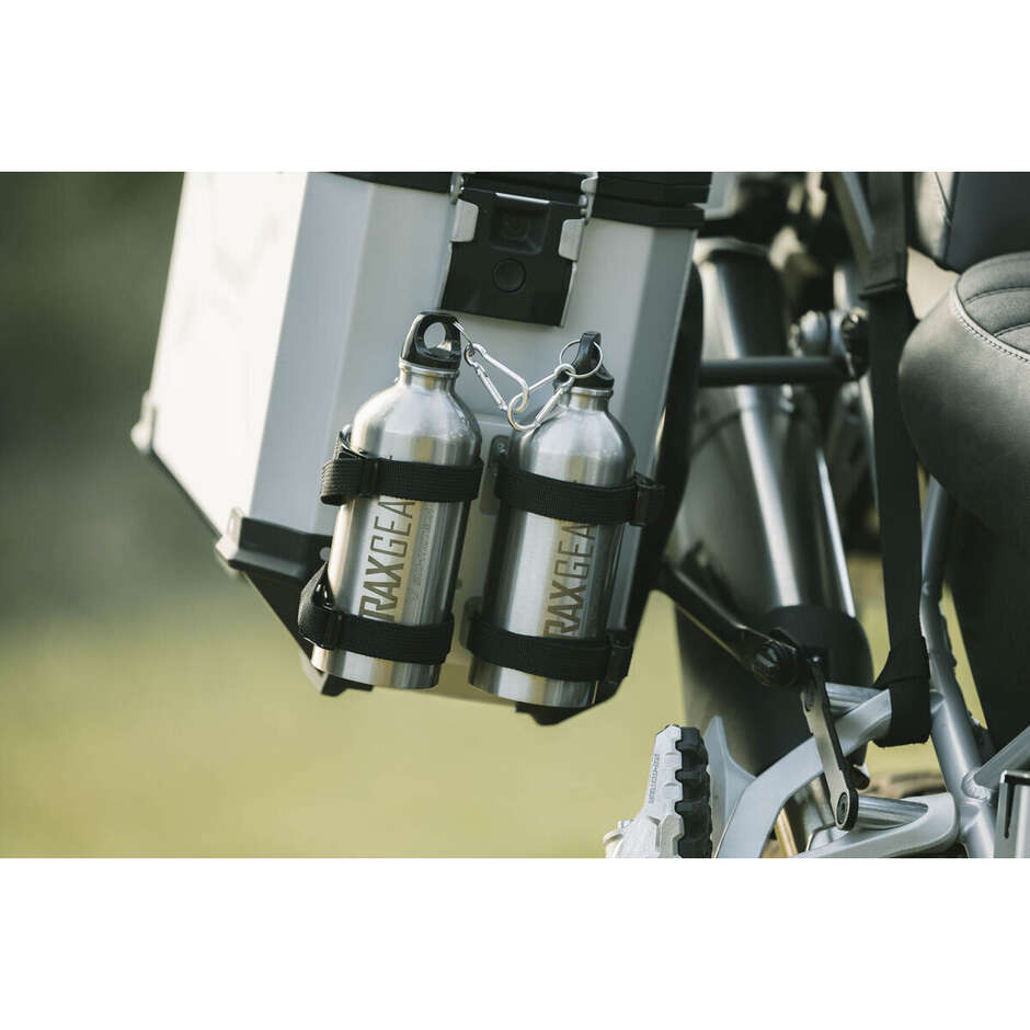 Kit 2 bouteilles Trax argentées SW-Motech ALK.00.165.30800/S
