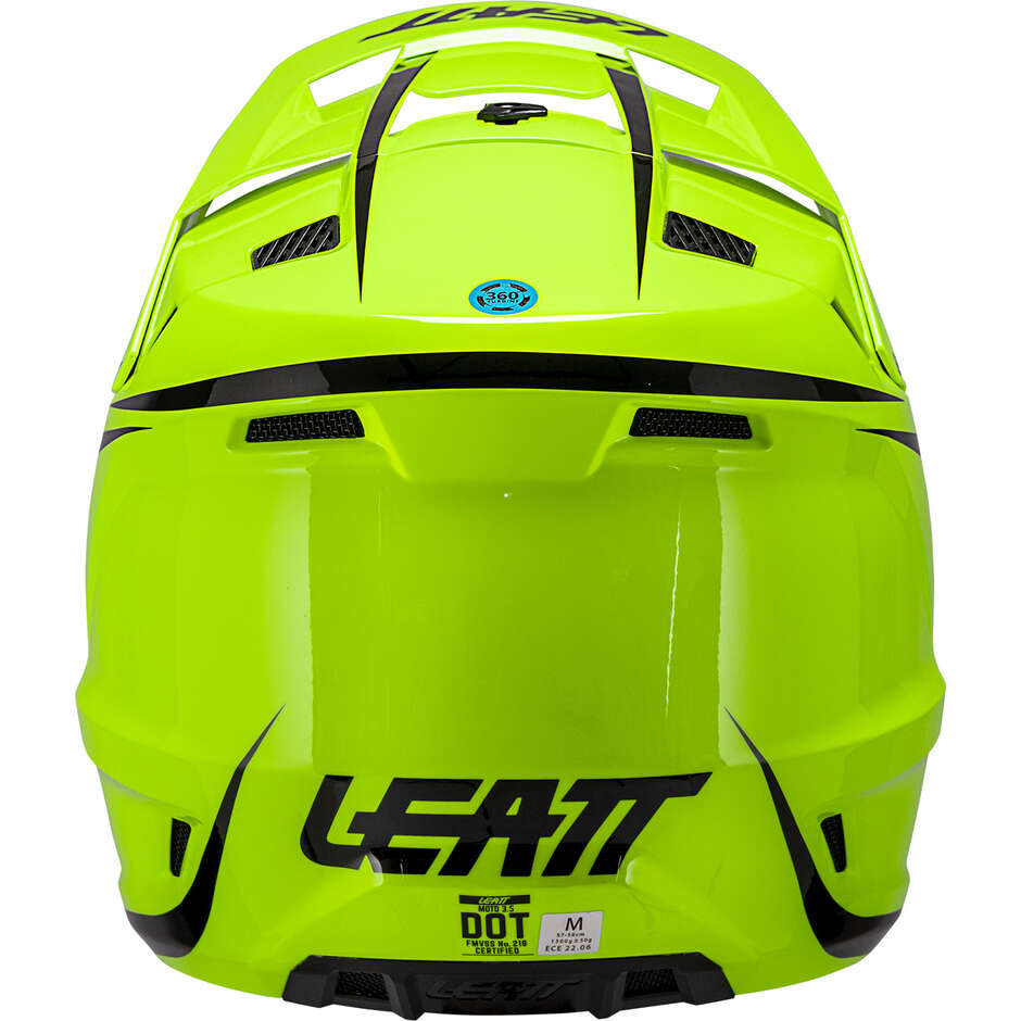 KIT 3.5 Casque de moto Leatt V26 Jaune fluo