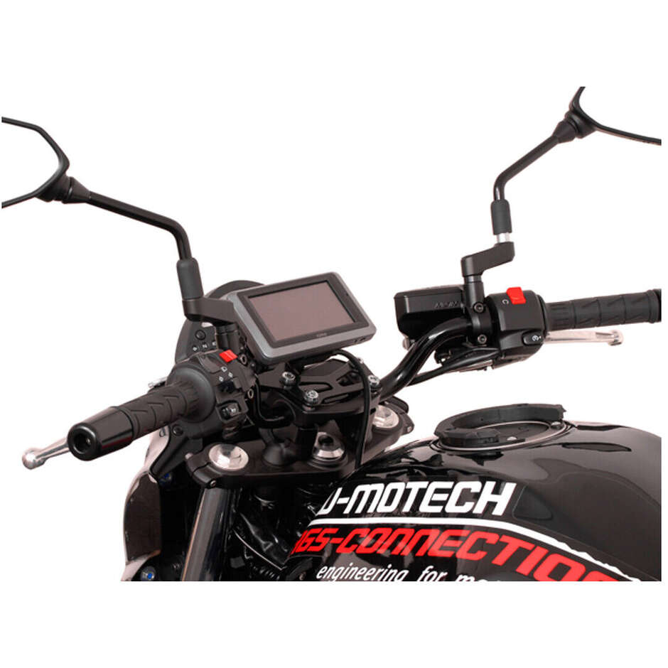 Kit Adattatore Per Modelli Garmin Zumo Nero Sw-Motech GPS.00.085.10000/B Per Nero