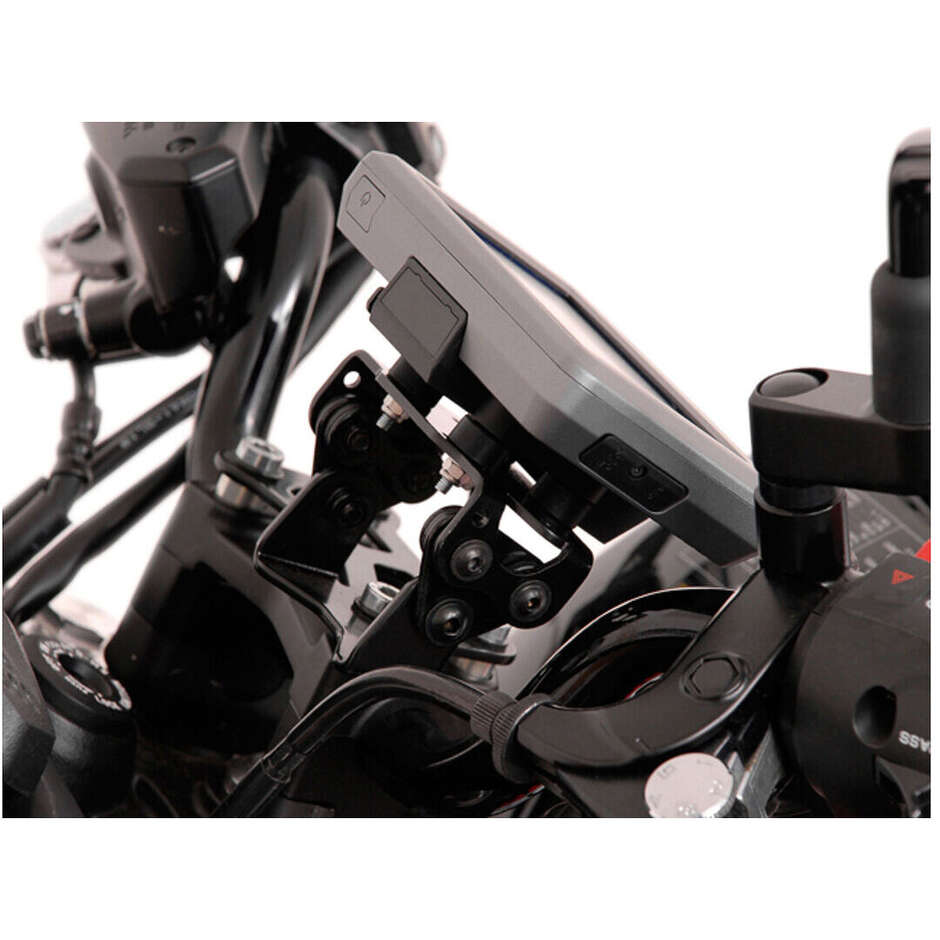 Kit Adattatore Per Modelli Garmin Zumo Nero Sw-Motech GPS.00.085.10000/B Per Nero