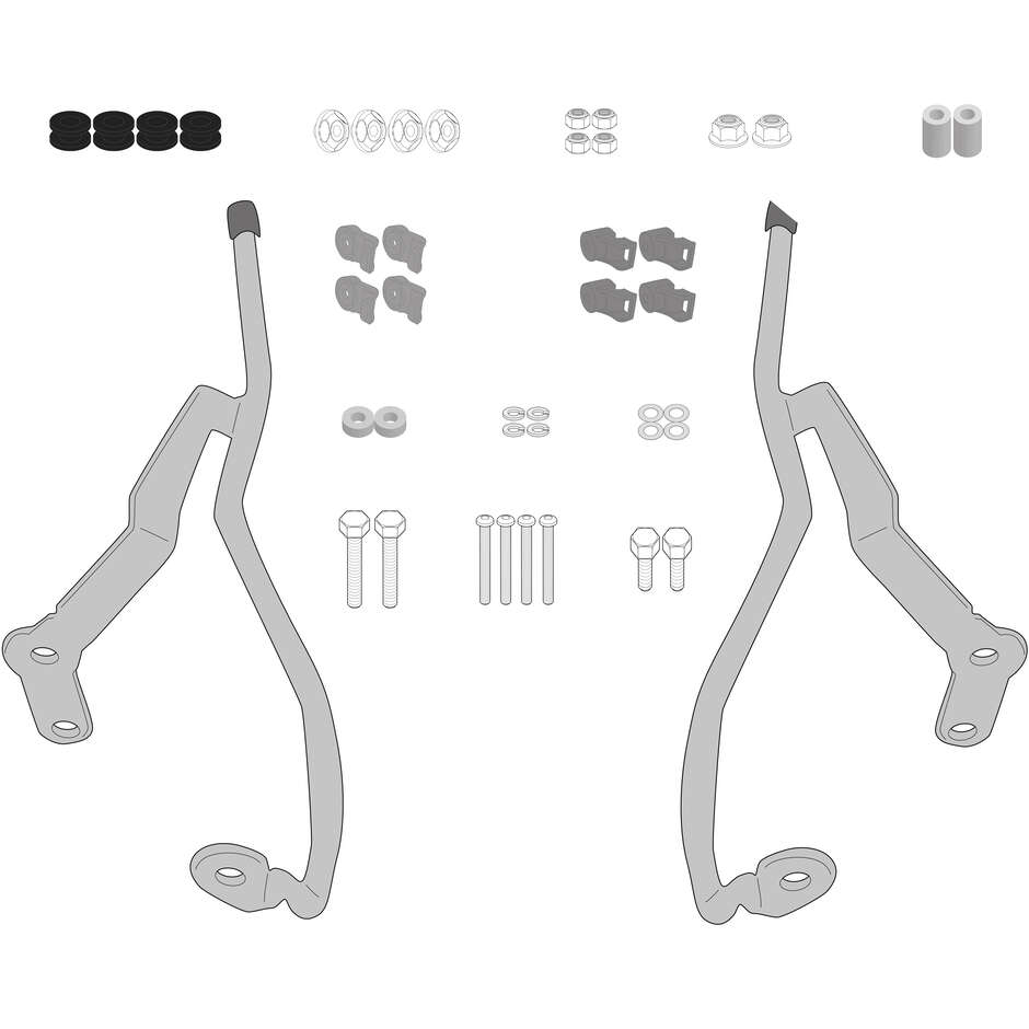 Kit Attacchi Specifico per Parabrezza o Cupolino Givi A7075A Per SYM SYMPHONY 125 SR (26)