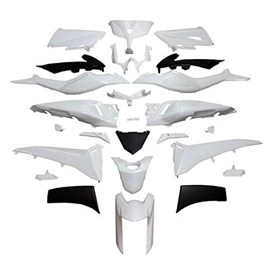 Kit Carene per Yamaha T-MAX 530 (2015-16) Bianco 29 PZ. taglia uni