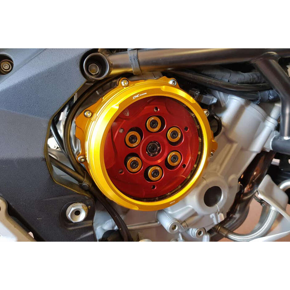 Kit carter frizione trasparente CA300 MV Agusta CNC Racing Oro