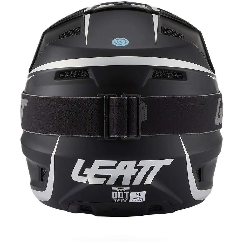 Kit Casco Moto Cross Leatt 3.5 Nero