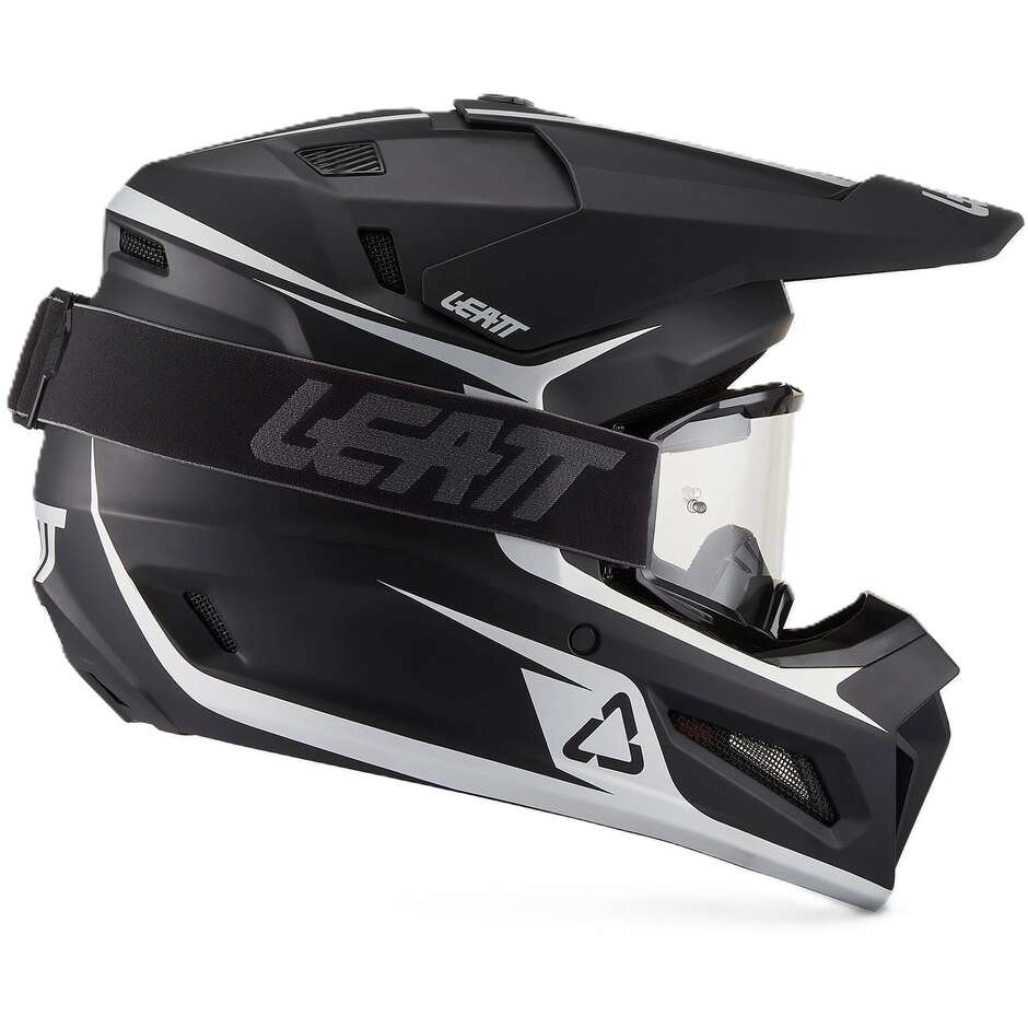 Kit Casco Moto Cross Leatt 3.5 Nero
