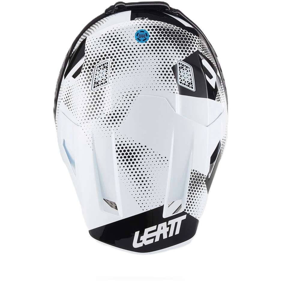 Kit Casco Moto Cross Leatt 7.5 Bianco