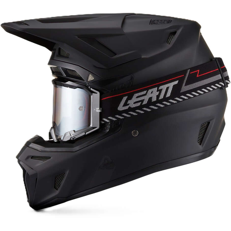 Kit Casco Moto Cross Leatt 8.5 Nero