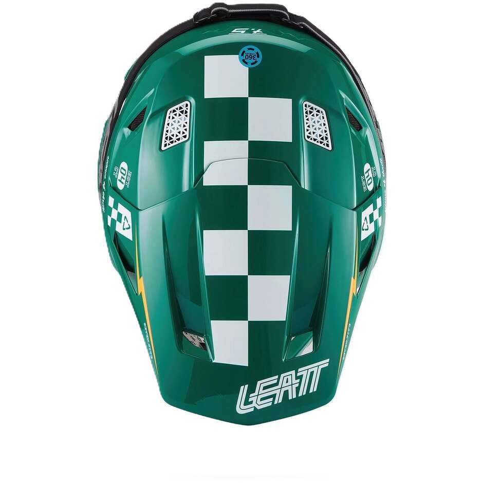 Kit casque de motocross Leatt 7.5 vert
