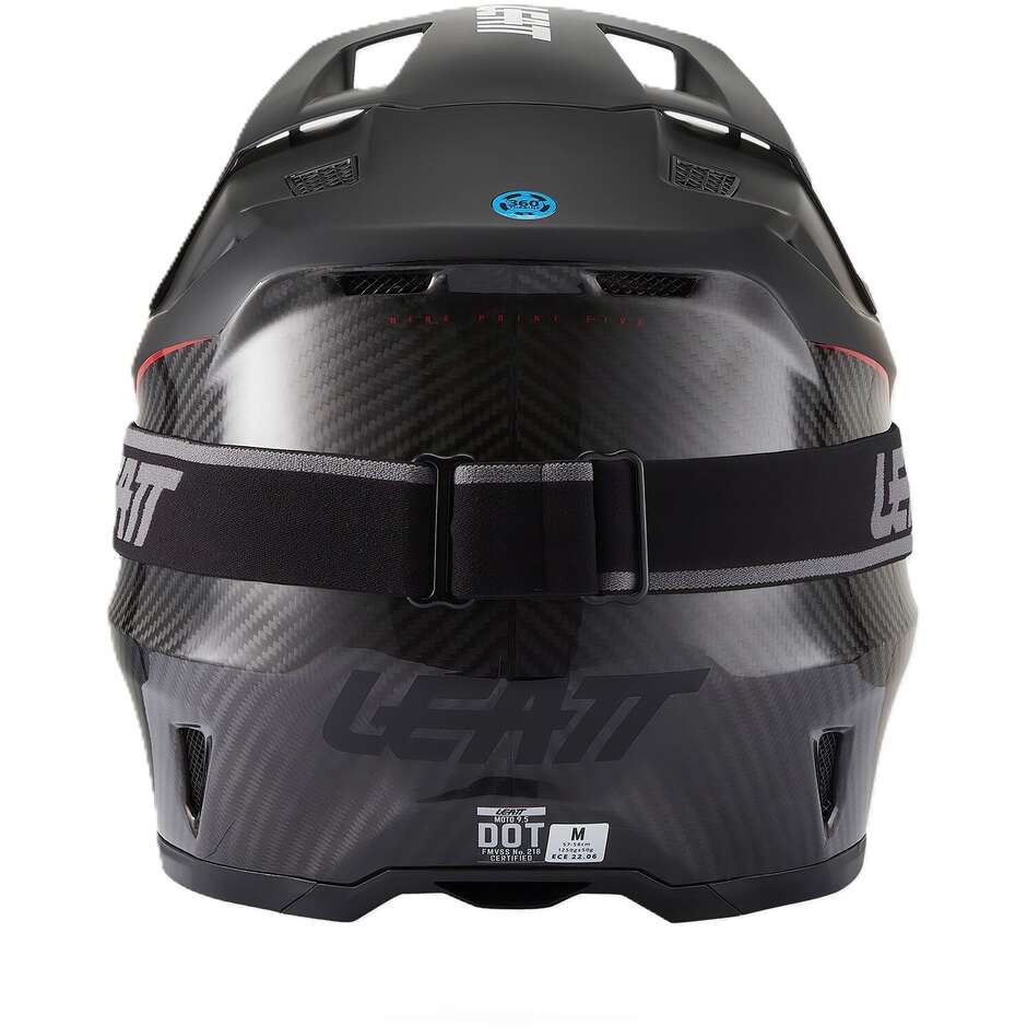 Kit casque de motocross Leatt 9.5 Carbone/Noir
