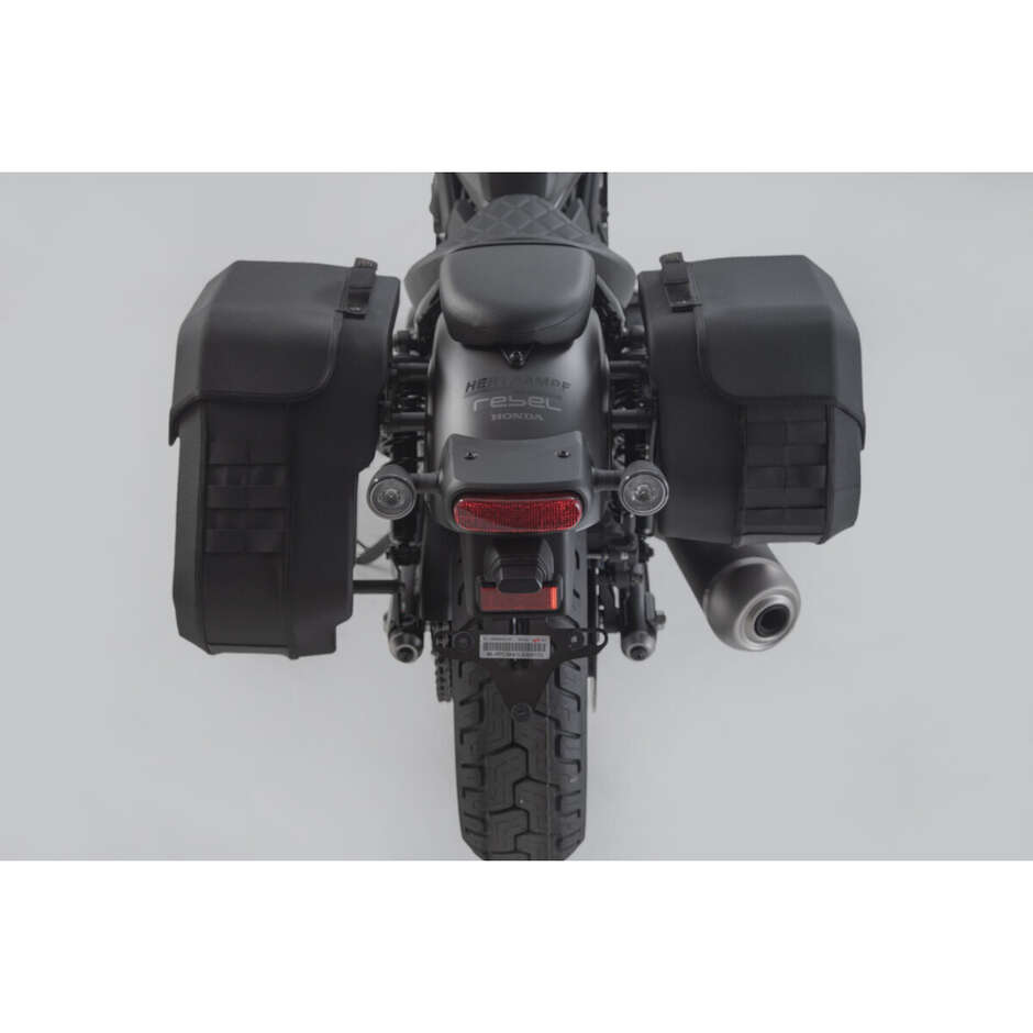 Kit complet Sw-Motech BC.HTA.01.682.20000 avec sacoches Legend Gear LH1/LH2 et porte-bagages SLH pour HONDA CMX500 Rebel (16-24)