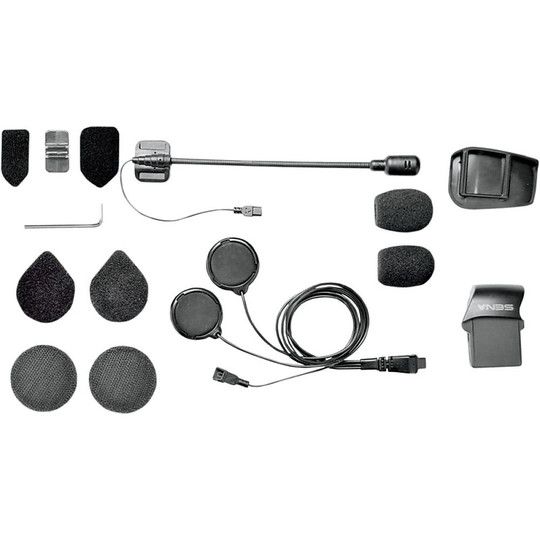 Kit d'assemblage d'interphone moto Bluetooth SENA SMH5-FM Micro-casque