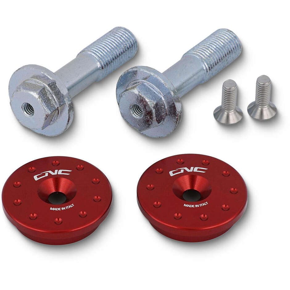 Kit de bouchons de cadre Ducati Panigale et Streetfighter V4 - Petits trous CNC Racing TT352 Rouge