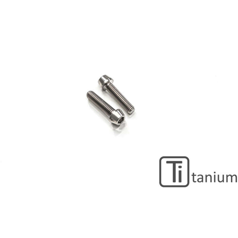 Kit de brides en U pour pompe de frein ou d'embrayage M6x25 (2 pièces) - Titane CNC Racing KV370X Titane