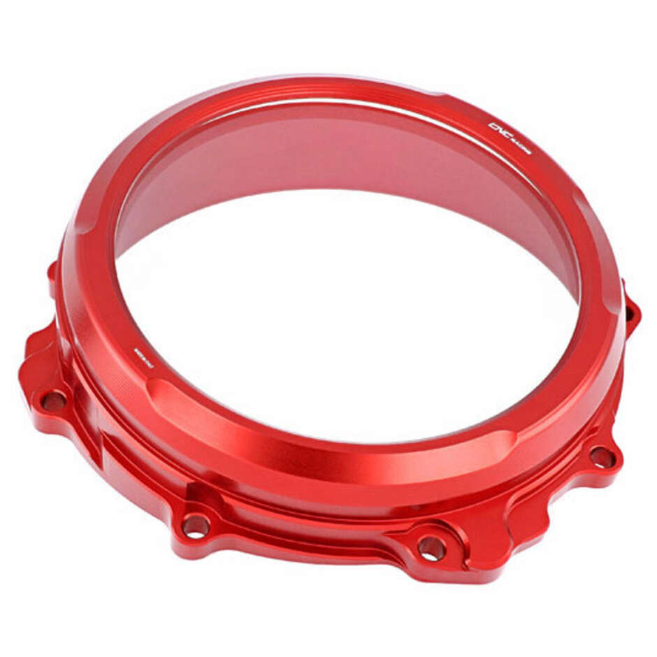 Kit de couvercle d'embrayage transparent CA300 MV Agusta CNC Racing Red