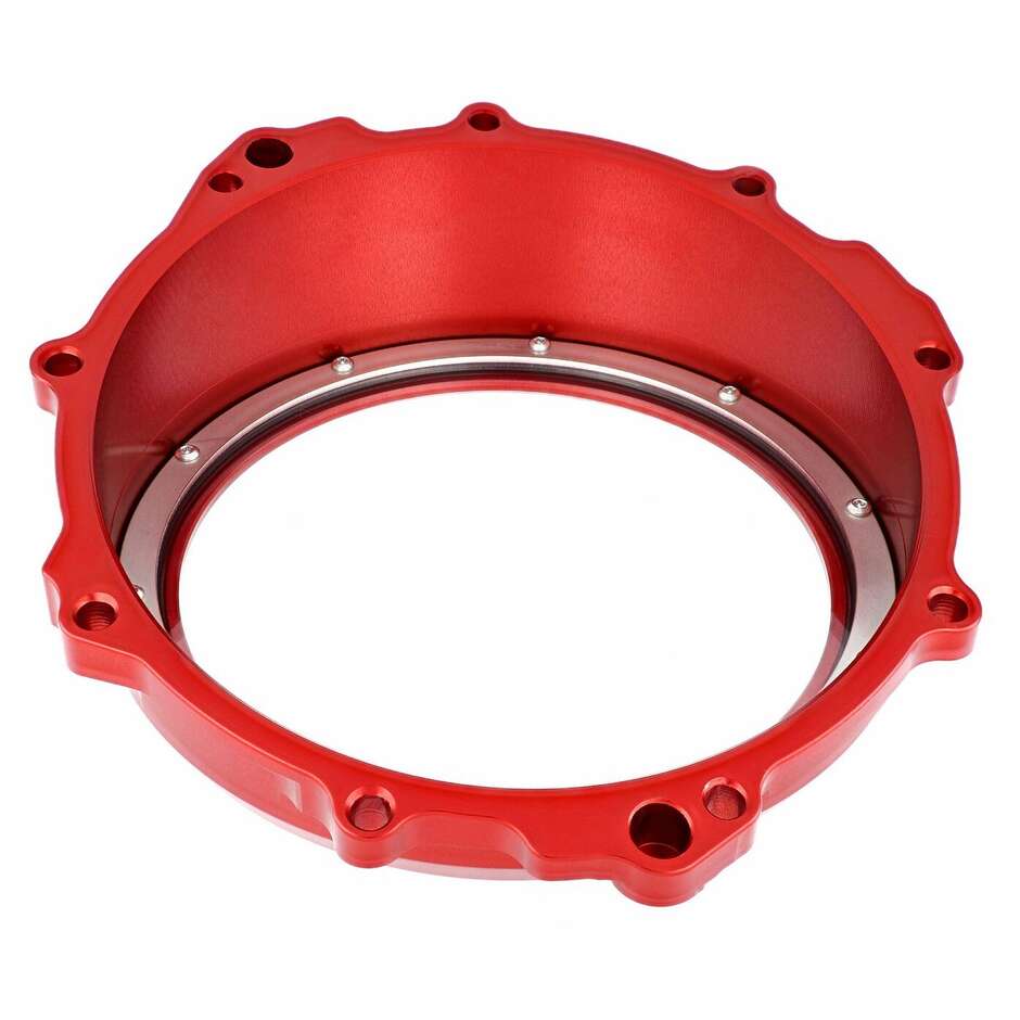 Kit de couvercle d'embrayage transparent CA300 MV Agusta CNC Racing Red