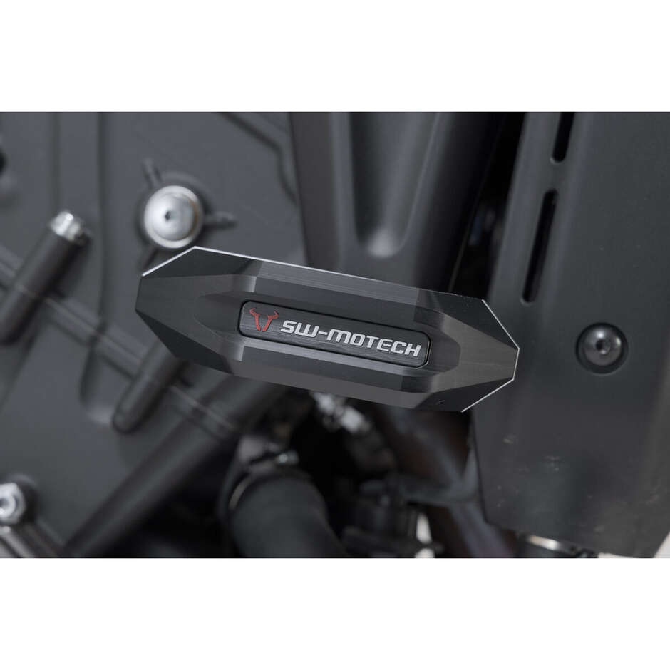 Kit de curseur de cadre noir STP.06.590.11200/B pour Yamaha Tracer 9 (20-)