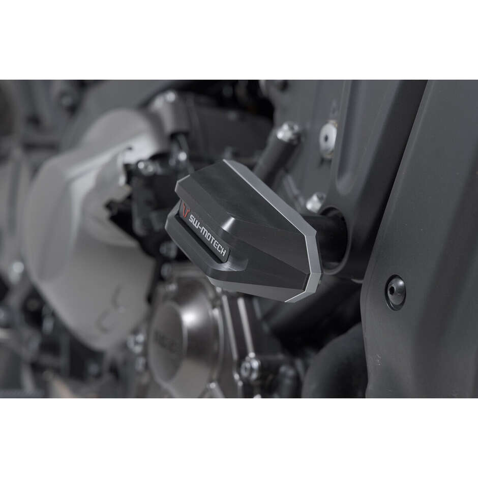 Kit de curseur de cadre noir STP.06.590.11200/B pour Yamaha Tracer 9 (20-)