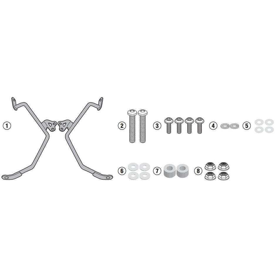 Kit de montage de pare-brise 100ALBK, 140AK, 140SK Kappa AL1160AK KIT pour HONDA CMX 500 REBEL (17-19)