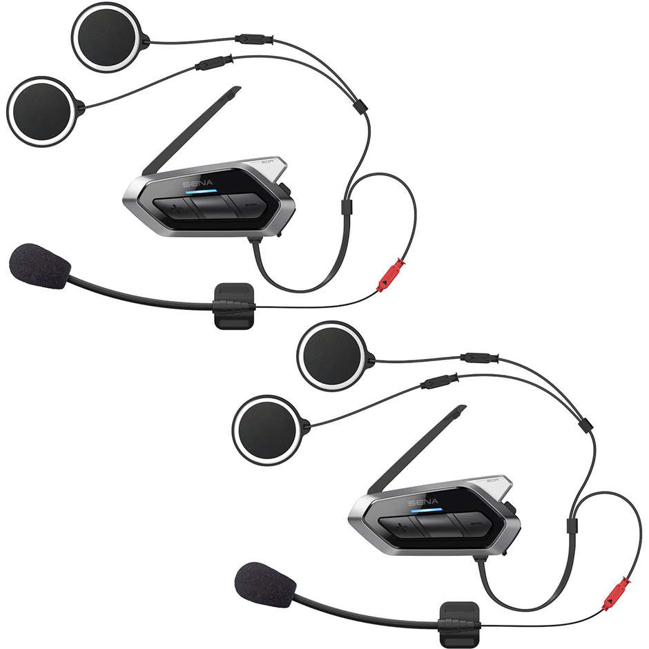 Kit de paire d'interphone Sena 50R de moto de Bluetooth avec la connexion d'interphone 2.0 de maille