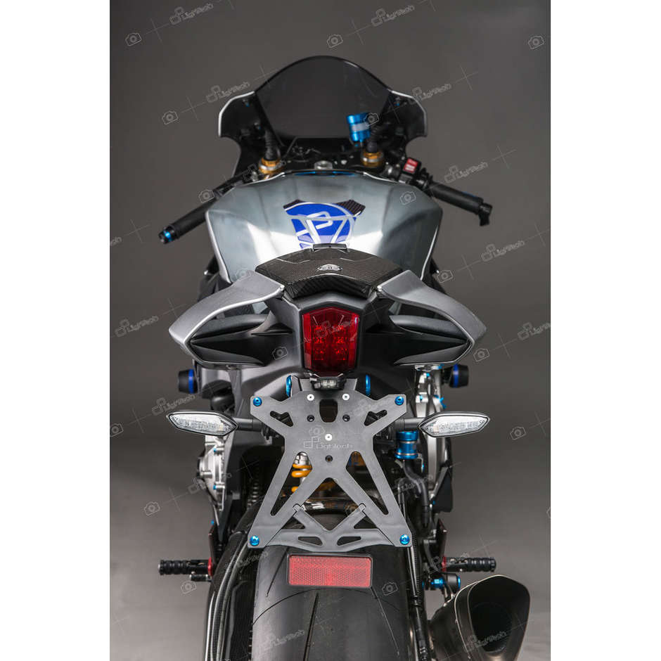 Kit de plaque d'immatriculation réglable Lightech spécifique pour Yamaha R1 (2015-20)