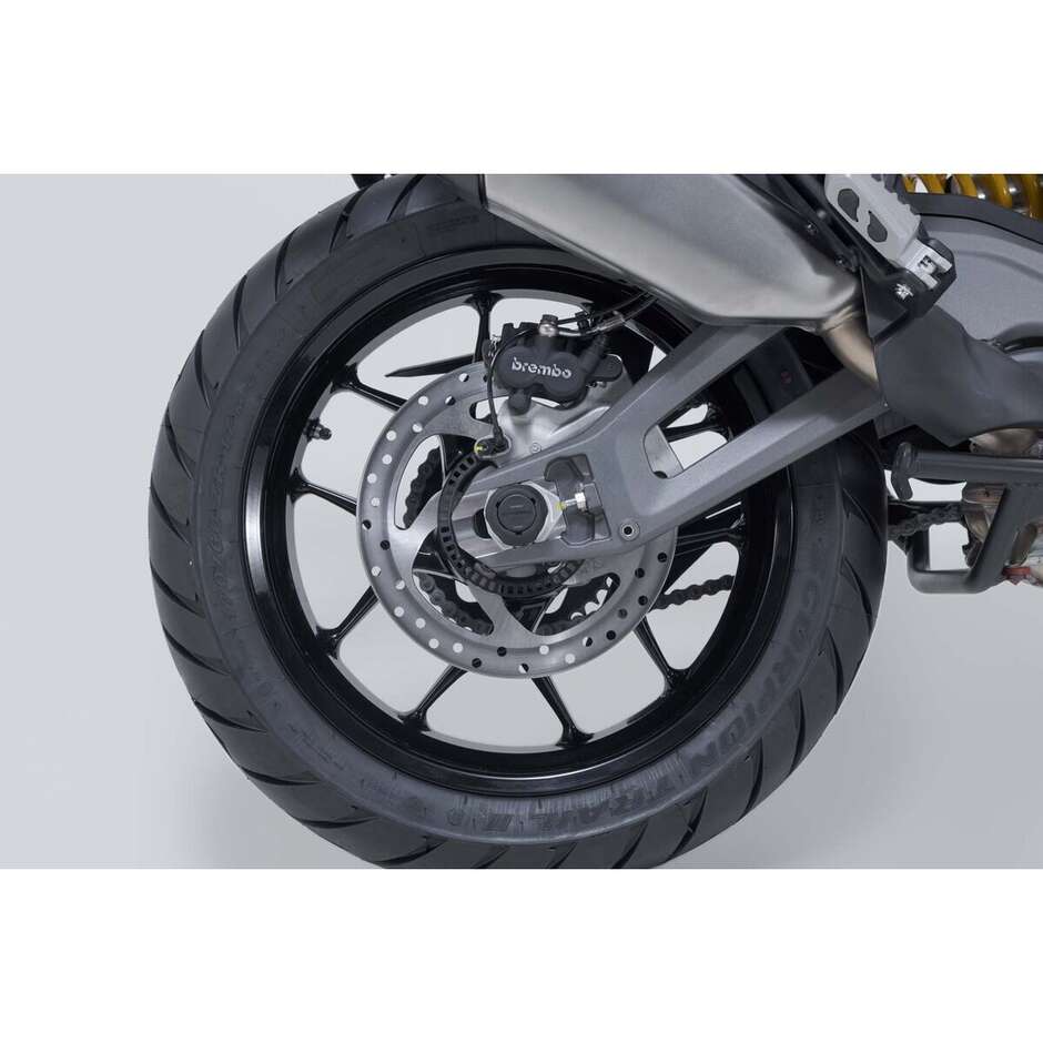 Kit de protection d'essieu arrière noir Sw-Motech STP.22.176.10800/B pour Ducati Multistrada V2 / V2 S (24-)