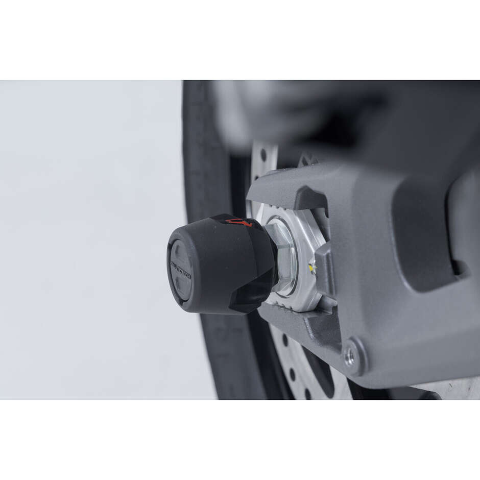 Kit de protection d'essieu arrière noir Sw-Motech STP.22.176.10800/B pour Ducati Multistrada V2 / V2 S (24-)