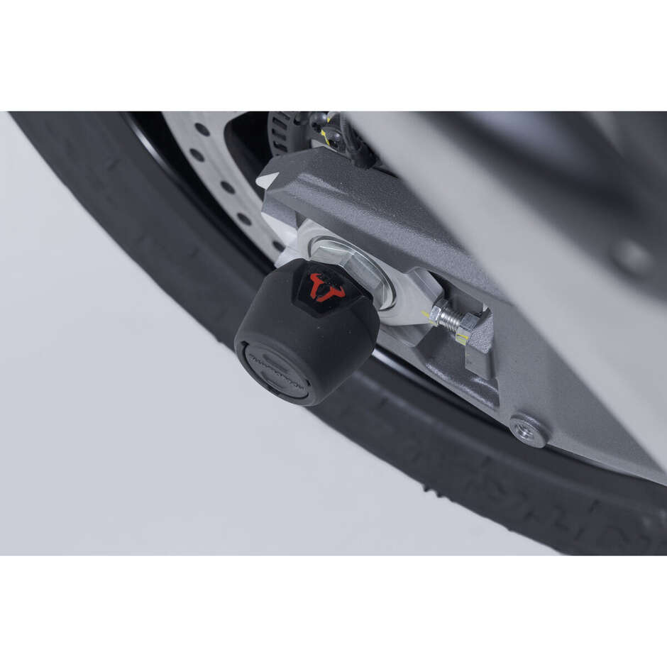 Kit de protection d'essieu arrière noir Sw-Motech STP.22.176.10800/B pour Ducati Multistrada V2 / V2 S (24-)