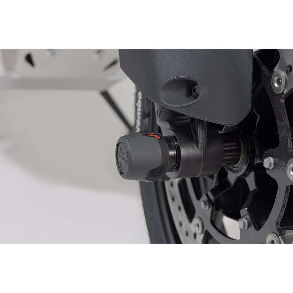 Kit de protection d'essieu de roue avant noir STP.04.176.10901/B pour modèles KTM, Husqvarna Norden 901