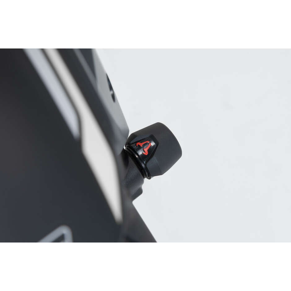 Kit de protection d'essieu de roue avant noir STP.08.176.10901/B pour Kawasaki Z900 (16-), Z900 SE (20-)