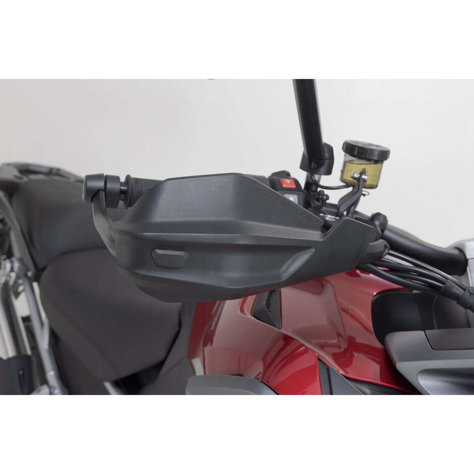 Kit de protège-mains Adventure noir SW-Motech HDG.00.220.33001/B pour Triumph Tiger 1200GT / Modèles Rally