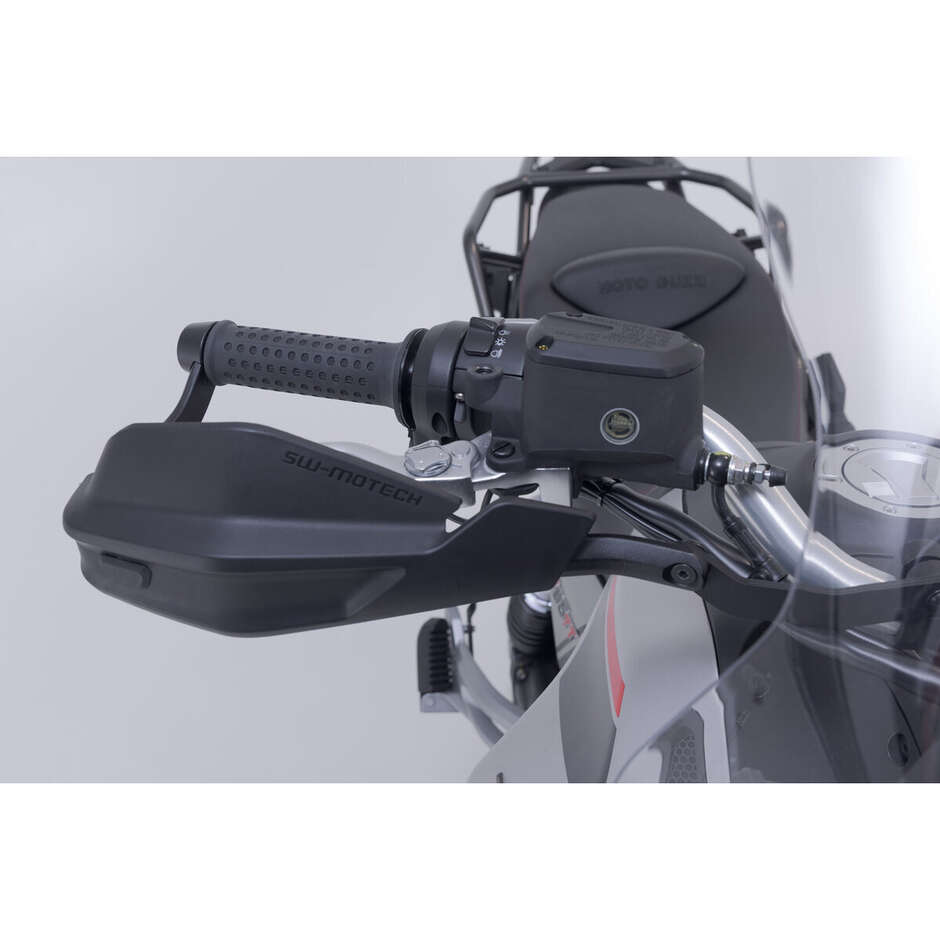 Kit de protège-mains ADVENTURE Sw-Motech HDG.00.220.32900/B pour MOTO GUZZI V85 TT (2019 >) / TRAVEL (2019 >)