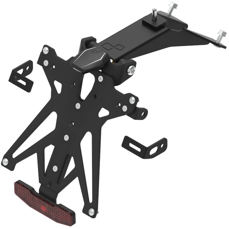 Support Porte Plaque D’immatriculation 638833 Pour Toute La Gamme Piaggio 50cc - Pièces Carénage