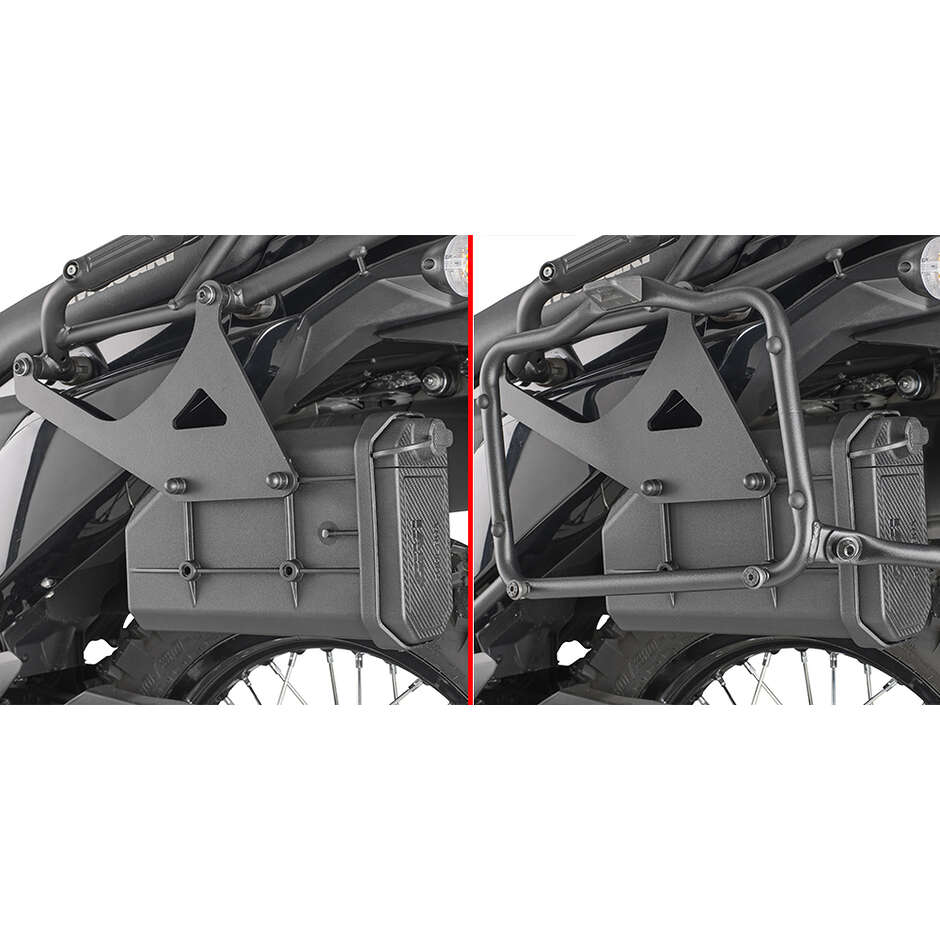 Kit di attacco specifico per il fissaggio dell'S250 Tool Box Givi TL4133KIT Per KAWASAKI KLR 650 / KLR 650 S (23 > 25)