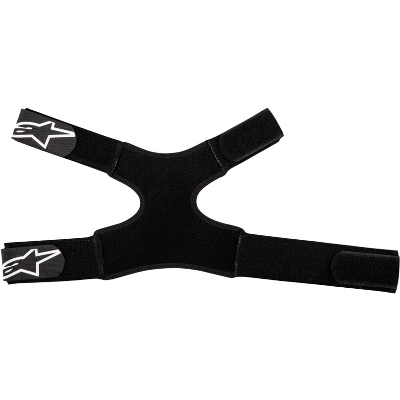Kit di Cinghie per Ginocchiere Alpinestars DUAL STRAP KIT FOR FLUID KNEE BRACES Nero