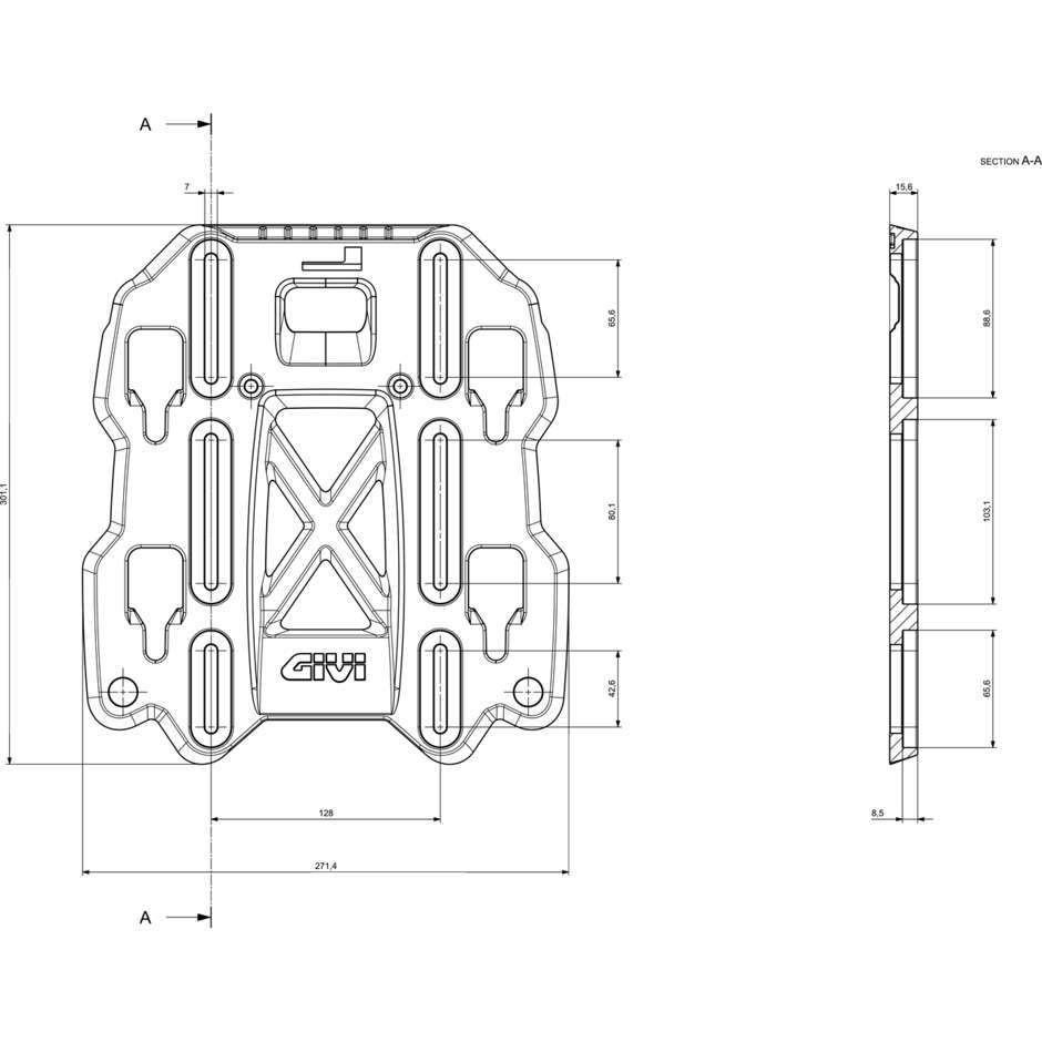 Kit di Fissaggio Borse GRT 709 GIVI ZGRT709FS