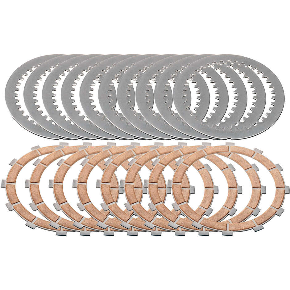 Kit dischi frizione Ducati OEM - conduttori e condotti  CNC Racing KD107 Naturale