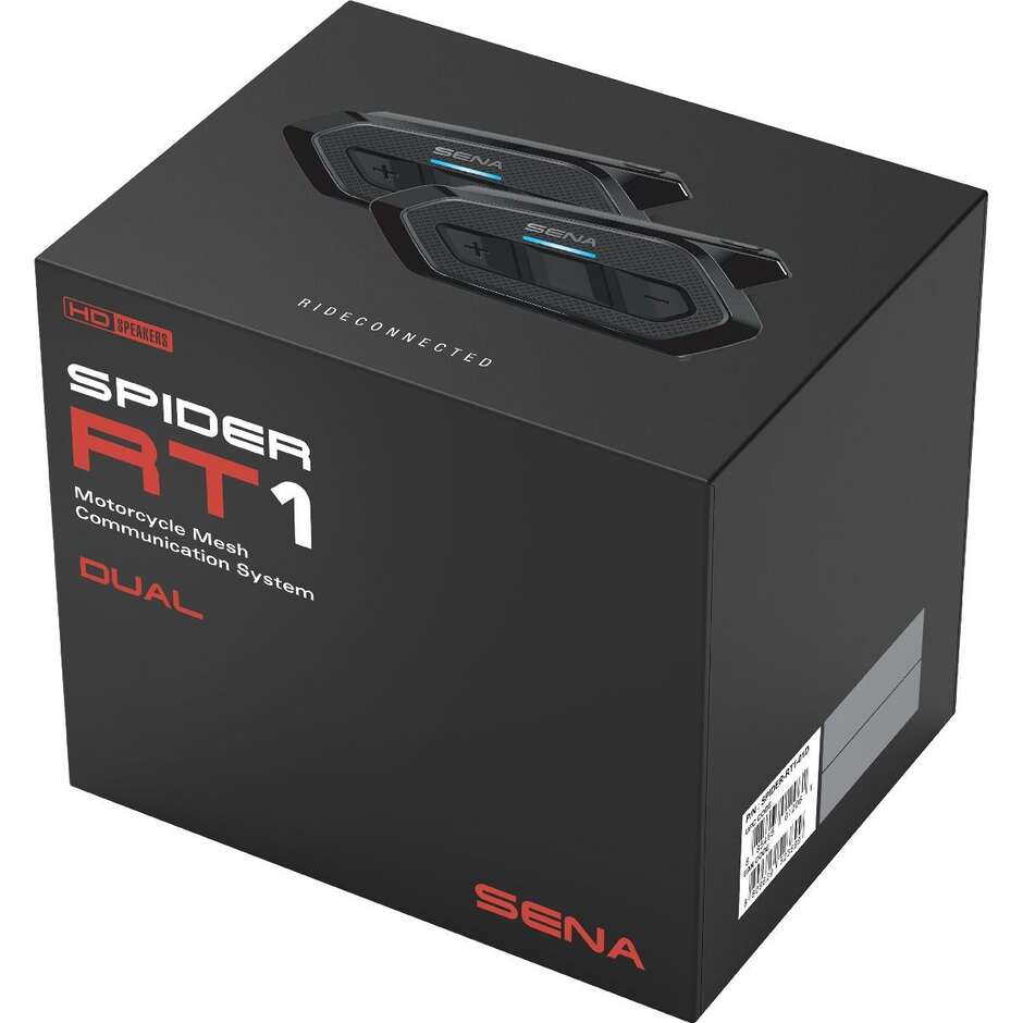 Kit double interphone moto Bluetooth Sena Spider RT1 MESH 2.0