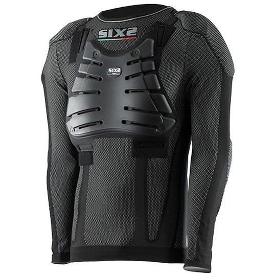 Kit jersey Sleeves Child Protective SIXS PRO TS2 with Back-Shoulder-Elbow Protection D3O Black