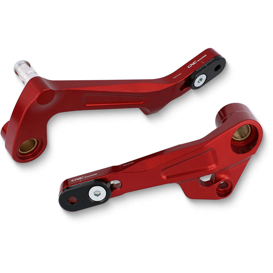 Kit levier de frein arrière PEC02 Ducati Multistrada - SLIDE CNC Racing Red