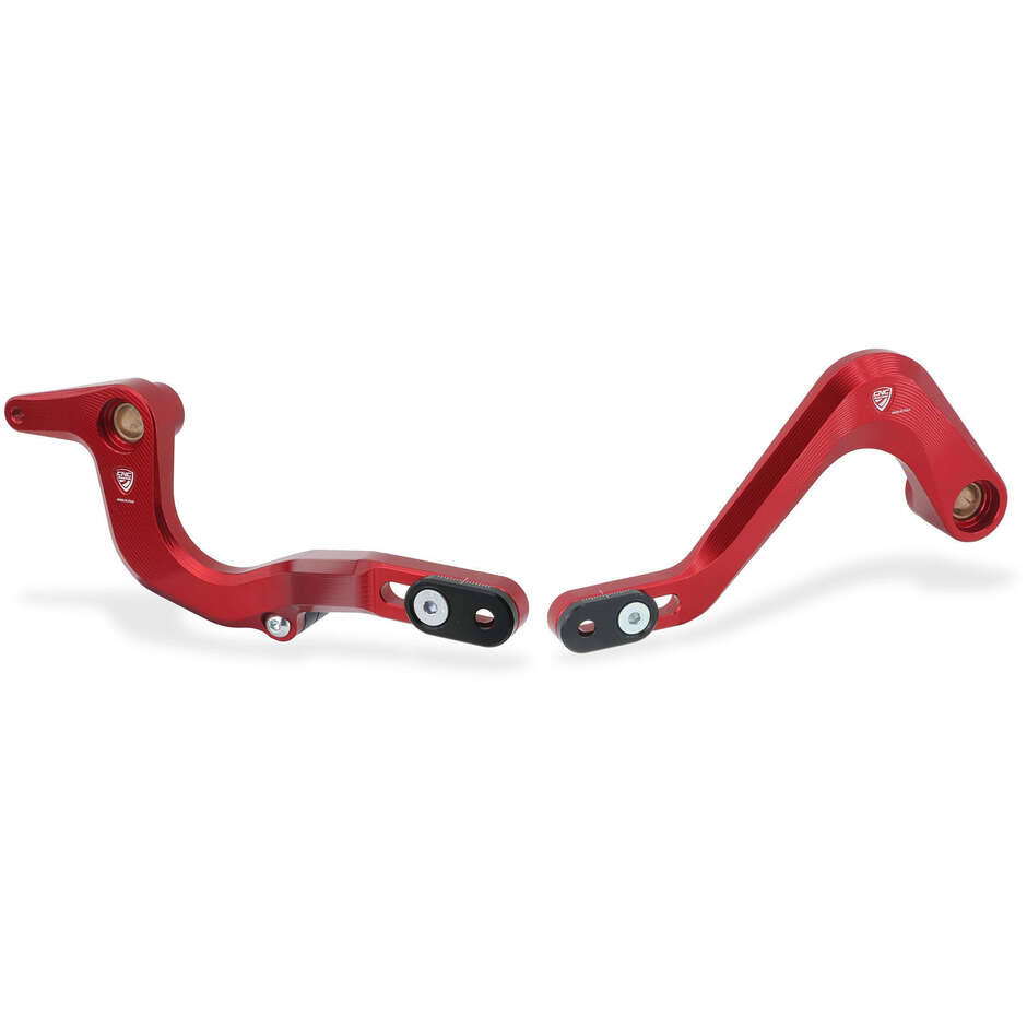 Kit levier de frein arrière PEC04 Ducati Diavel V4 CNC Racing Rouge