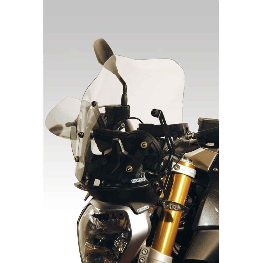 Kit: Low Windshield + Anti-glare Spoiler for BMW R 1200 R 2015 - 2018 Clear