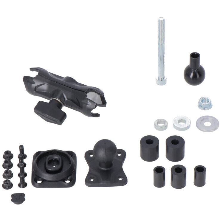 Kit Navigatore Per Tubo Sterzo Con T-Lock Nero GPS taglia un