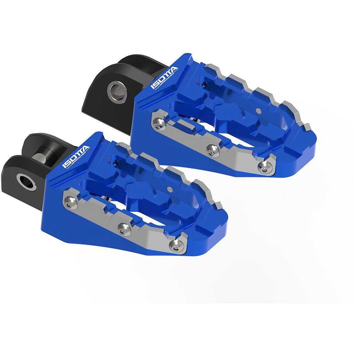 SW-Motech Pedane ION Per BMW R 1200 GS (12-18) E R 1250 GS (18-) – Regolabili In Altezza, Acciaio Inox 8x5 Cm, Antiscivolo, Kit Completo