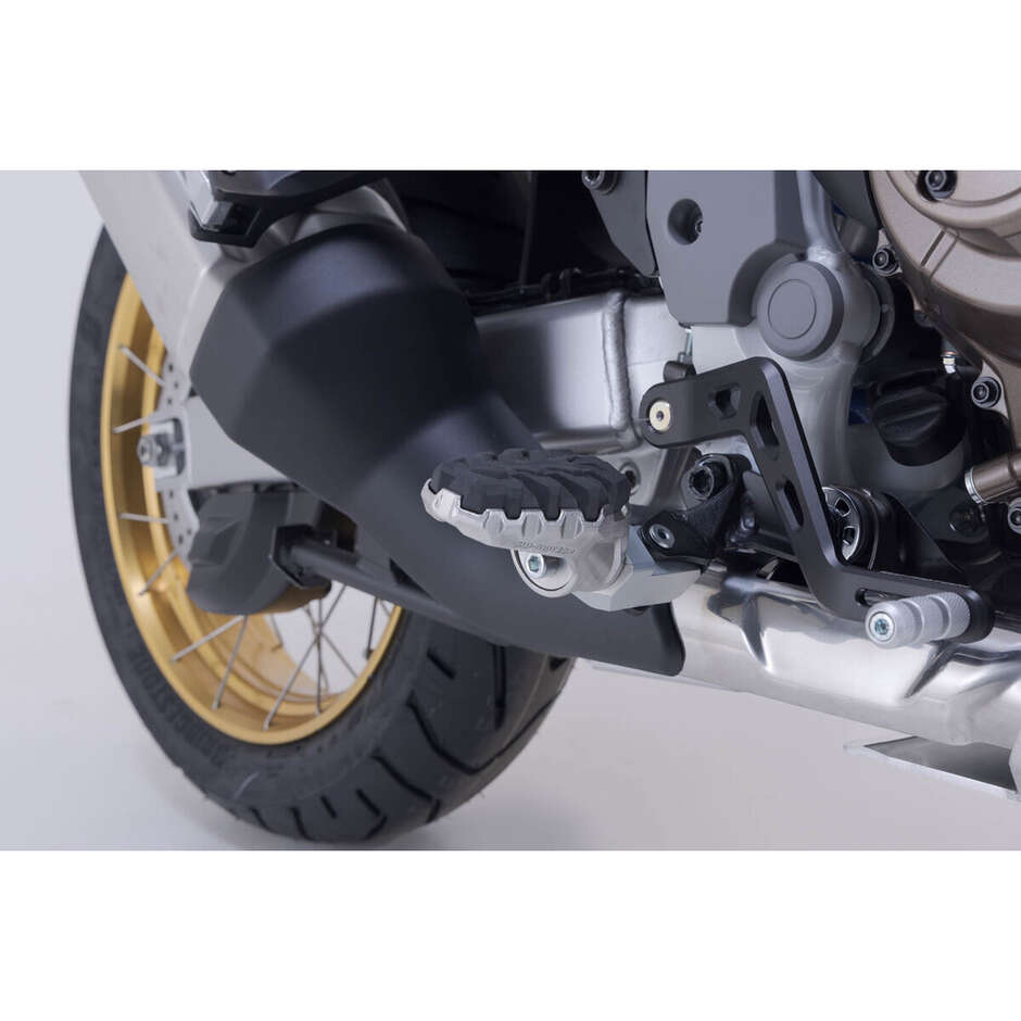 Kit Pedane Regolabili Evo Nero Sw-Motech FRS.01.112.10600/B Per Honda CRF1100L Africa Twin / Adv Sports